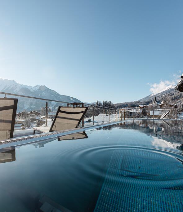 wellness with panoramic pool Salzburg